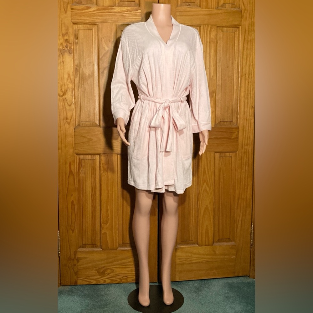 NWOT Adonna Vintage 90s Robe Belt Pink Midi Women's Size XL Extra Large